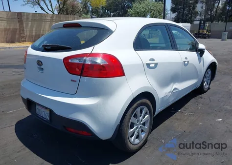 2012 Kia Rio5 Lx z USA, uszkodzony, nr VIN KNADM5A34C6039040